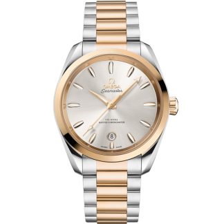 Omega Seamaster Aqua Terra Shades 38 mm, stål - Moonshine™ guld på stål - Moonshine™ guld 220.20.38.20.02.002
