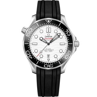 Omega Seamaster Diver 300M 42 mm, stål på gummiarmband 210.32.42.20.04.001