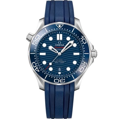 Omega Seamaster Diver 300M 42 mm, stål på gummiband 210.32.42.20.03.001