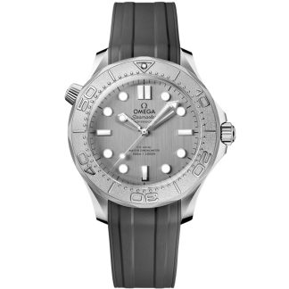 Omega Seamaster Diver 300M 42 mm, stål på gummiband 210.32.42.20.06.002
