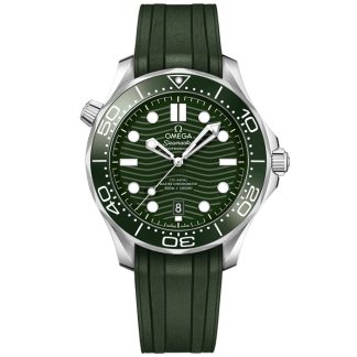 Omega Seamaster Diver 300M 42 mm, stål på gummiband 210.32.42.20.10.001