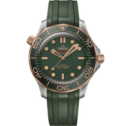 Omega Seamaster Diver 300M 42 mm, titan - Bronsguld på gummiband 210.92.42.20.10.001