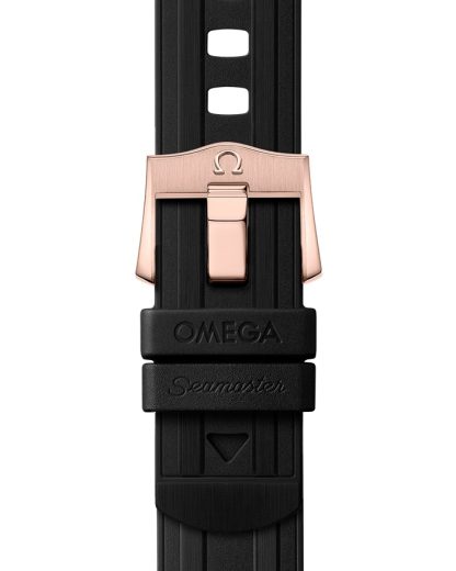 Omega Seamaster Diver 300M 44 mm, Sedna™ guld på gummiband 210.62.44.51.01.001 - Bild 5