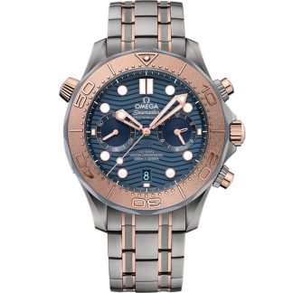 Omega Seamaster Diver 300M 44 mm, titan - tantal - Sedna™-guld på titan - tantal - Sedna™-guld 210.60.44.51.03.001