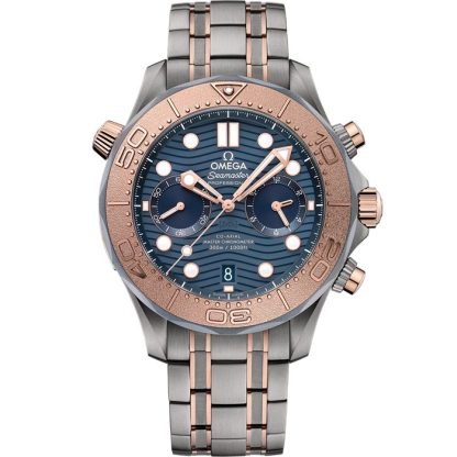 Omega Seamaster Diver 300M 44 mm, titan - tantal - Sedna™-guld på titan - tantal - Sedna™-guld 210.60.44.51.03.001