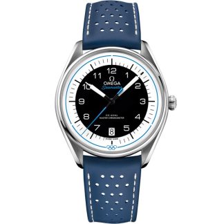 Omega Seamaster Olympic Official Timekeeper 39,5 mm, stål på läderarmband 522.32.40.20.01.001