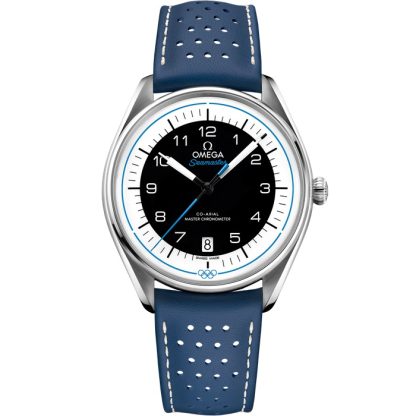 Omega Seamaster Olympic Official Timekeeper 39,5 mm, stål på läderarmband 522.32.40.20.01.001