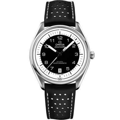 Omega Seamaster Olympic Official Timekeeper 39,5 mm, stål på läderarmband 522.32.40.20.01.003