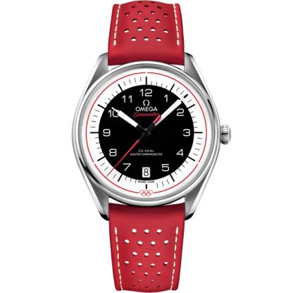Omega Seamaster Olympic Official Timekeeper 39,5 mm, stål på läderarmband 522.32.40.20.01.004