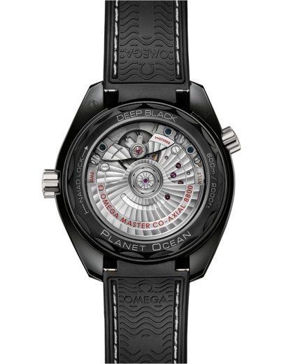 Omega Seamaster Planet Ocean 600M 39,5 mm, svart keramik på gummiband 215.92.40.20.01.001 - Bild 2