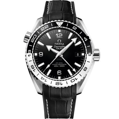 Omega Seamaster Planet Ocean 600M 43,5 mm, stål på läderrem med gummifodring 215.33.44.22.01.001