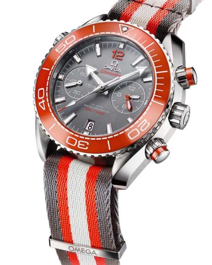 Omega Seamaster Planet Ocean 600M 45,5 mm, stål på NATO-band 215.32.46.51.99.001 - Bild 3