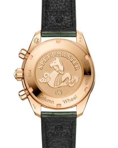 Omega Speedmaster 38 38 mm, Moonshine™ guld på alligator 324.58.38.50.60.001 - Bild 2