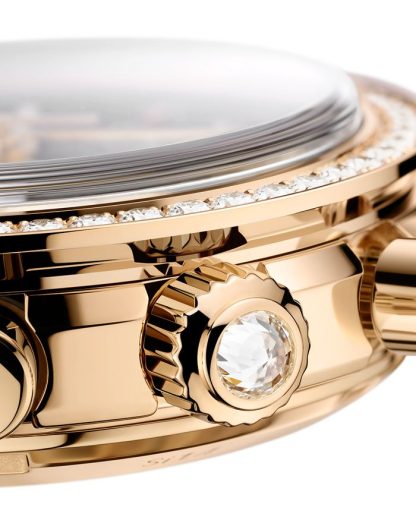 Omega Speedmaster 38 38 mm, Moonshine™ guld på alligator 324.58.38.50.60.001 - Bild 3