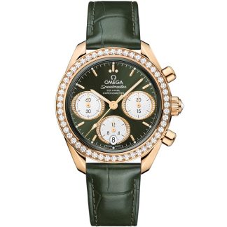 Omega Speedmaster 38 38 mm, Moonshine™ guld på alligator 324.58.38.50.60.001