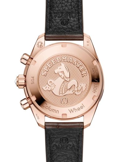 Omega Speedmaster 38 38 mm, Sedna™-guld på alligator 324.58.38.50.63.001 - Bild 2