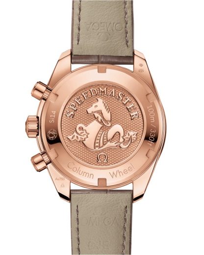 Omega Speedmaster 38 38 mm, Sedna™-guld på läderarmband 324.68.38.50.02.003 - Bild 2