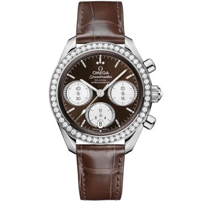 Omega Speedmaster 38 38 mm, stål på alligator 324.18.38.50.63.001