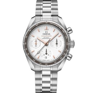 Omega Speedmaster 38 38 mm, stål på stål 324.30.38.50.02.001