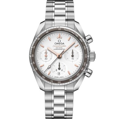 Omega Speedmaster 38 38 mm, stål på stål 324.30.38.50.02.001