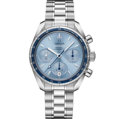 Omega Speedmaster 38 38 mm, stål på stål 324.30.38.50.03.001