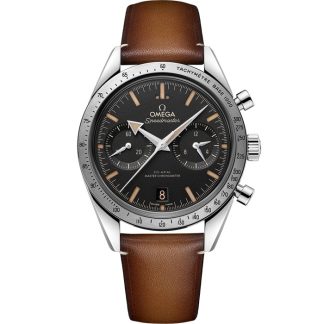 Omega Speedmaster '57 40,5 mm, stål på läderrem 332.12.41.51.01.001