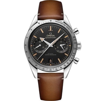 Omega Speedmaster '57 40,5 mm, stål på läderrem 332.12.41.51.01.001
