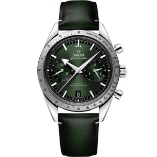 Omega Speedmaster '57 40,5 mm, stål på läderrem 332.12.41.51.10.001