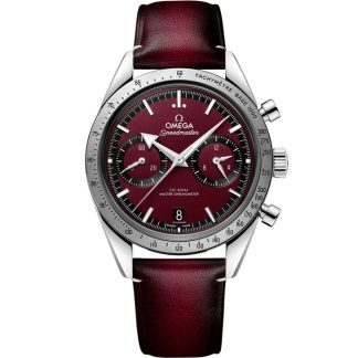 Omega Speedmaster '57 40,5 mm, stål på läderrem 332.12.41.51.11.001