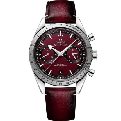 Omega Speedmaster '57 40,5 mm, stål på läderrem 332.12.41.51.11.001