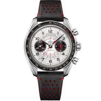 Omega Speedmaster Chronoscope 43 mm, stål på läderband 329.32.43.51.02.001