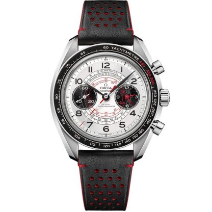 Omega Speedmaster Chronoscope 43 mm, stål på läderband 329.32.43.51.02.001