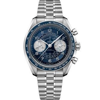 Omega Speedmaster Chronoscope 43 mm, stål på stål 329.30.43.51.03.001