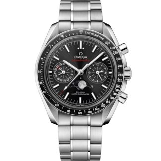 Omega Speedmaster Moonphase 44,25 mm, stål på stål 304.30.44.52.01.001
