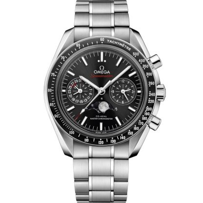 Omega Speedmaster Moonphase 44,25 mm, stål på stål 304.30.44.52.01.001