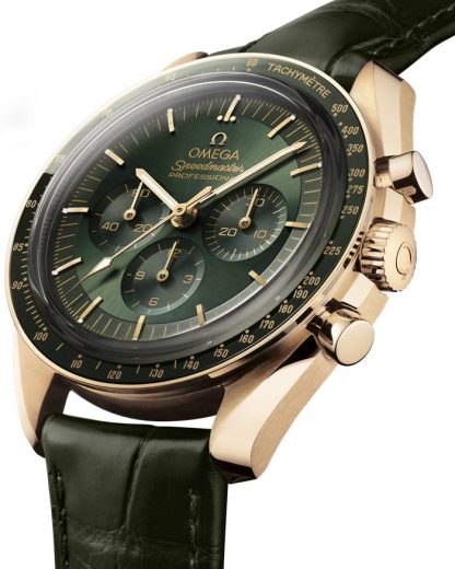 Omega Speedmaster Moonwatch Professional 42 mm, Moonshine™ guld på läderarmband 310.63.42.50.10.001 - Bild 3