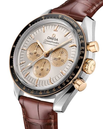 Omega Speedmaster Moonwatch Professional 42 mm, stål - Moonshine™-guld på alligator 310.23.42.50.02.001 - Bild 3