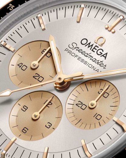Omega Speedmaster Moonwatch Professional 42 mm, stål - Moonshine™-guld på alligator 310.23.42.50.02.001 - Bild 4
