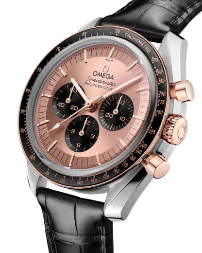 Omega Speedmaster Moonwatch Professional 42 mm, stål - Sedna™ guld på alligator 310.23.42.50.99.001 - Bild 3