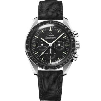 Omega Speedmaster Moonwatch Professional 42 mm, stål på band av belagt nylonväv 310.32.42.50.01.001
