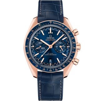 Omega Speedmaster Racing 44,25 mm, Sedna™ guld på läderarmband 329.53.44.51.03.001