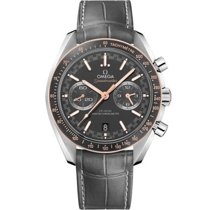 Omega Speedmaster Racing 44,25 mm, stål på läderband 329.23.44.51.06.001