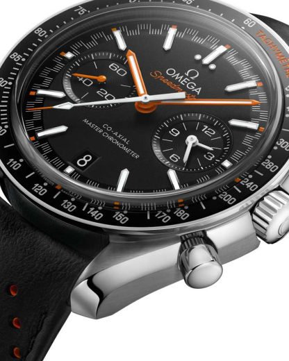 Omega Speedmaster Racing 44,25 mm, stål på läderband 329.32.44.51.01.001 - Bild 2