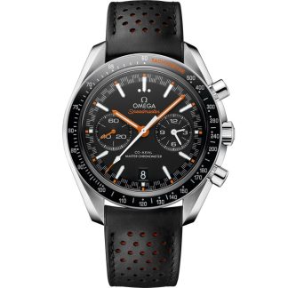 Omega Speedmaster Racing 44,25 mm, stål på läderband 329.32.44.51.01.001