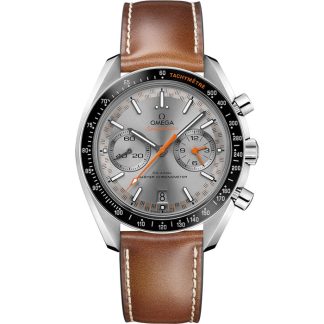 Omega Speedmaster Racing 44,25 mm, stål på läderband 329.32.44.51.06.001