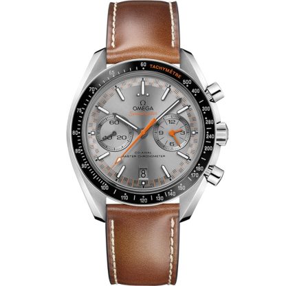 Omega Speedmaster Racing 44,25 mm, stål på läderband 329.32.44.51.06.001