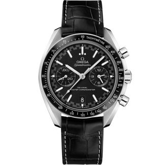 Omega Speedmaster Racing 44,25 mm, stål på läderband 329.33.44.51.01.001