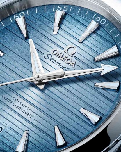 Omega Summer Blue Seamaster Aqua Terra 150M 41 mm, stål på stål 220.10.41.21.03.005 - Bild 3