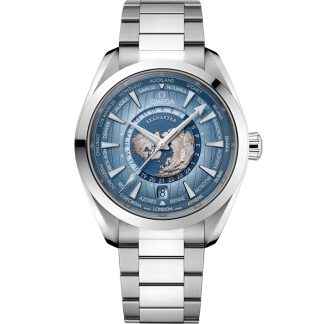 Omega Summer Blue Seamaster Aqua Terra 150M 43 mm, stål på stål 220.10.43.22.03.002