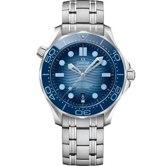 Omega Summer Blue Seamaster Diver 300M 42 mm, stål på stål 210.30.42.20.03.003